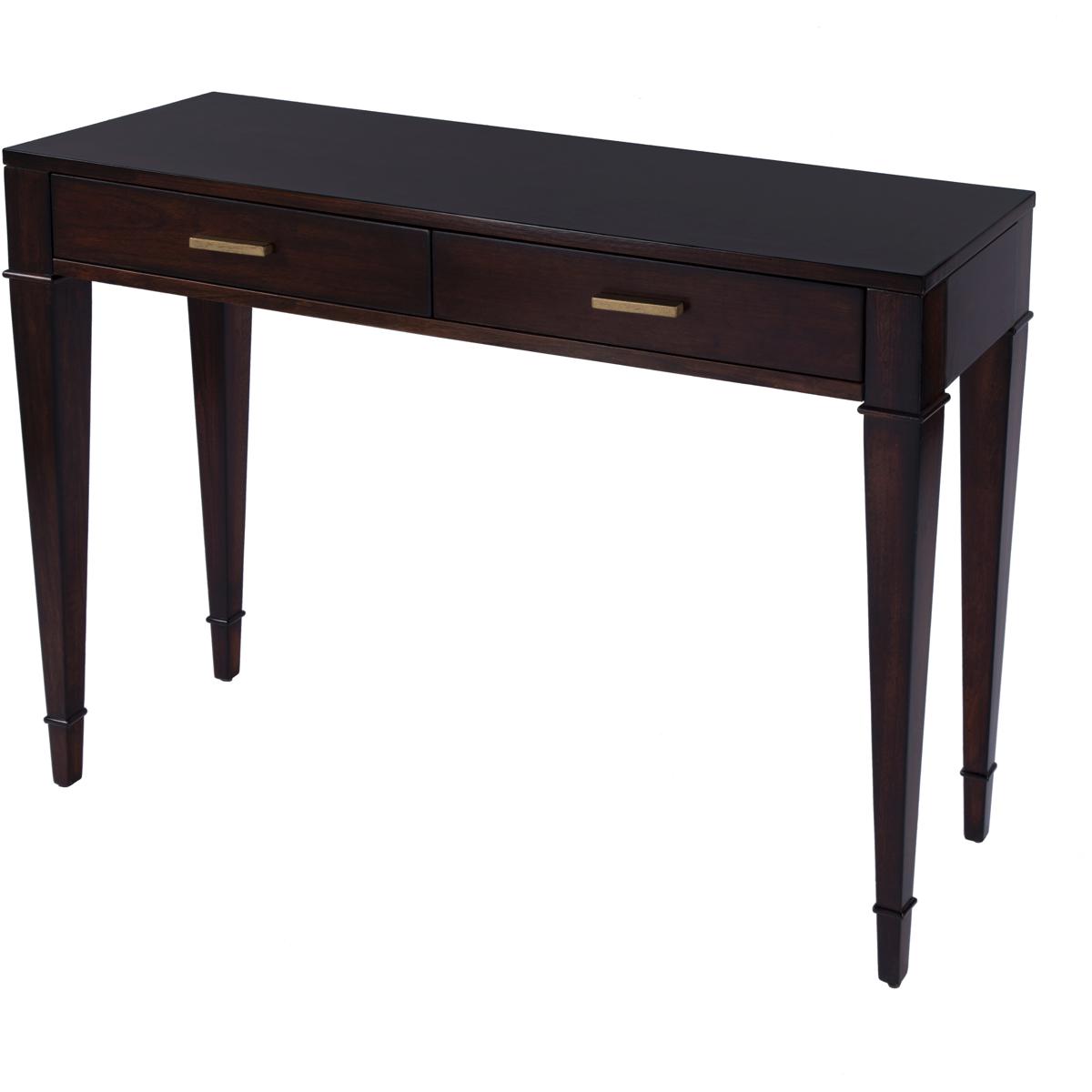 Butler 5714024 Butler Specialty Company Kai 45 in W Rectangular Wood 2 Drawer Console Table Dark Brown