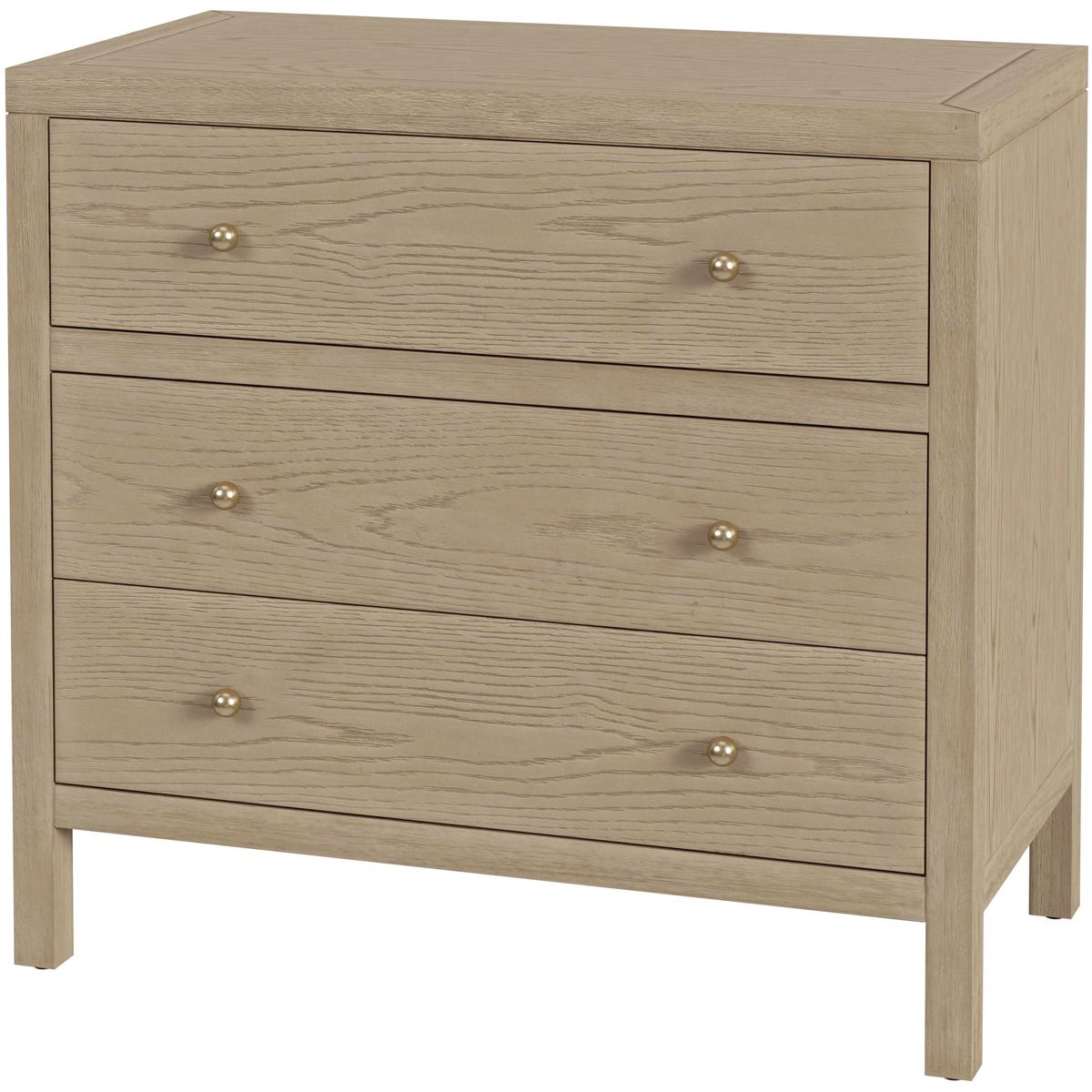 Butler 5731492 Butler Specialty Company Nora 34 in. W Wood 3 Drawer Chest, Light Brown