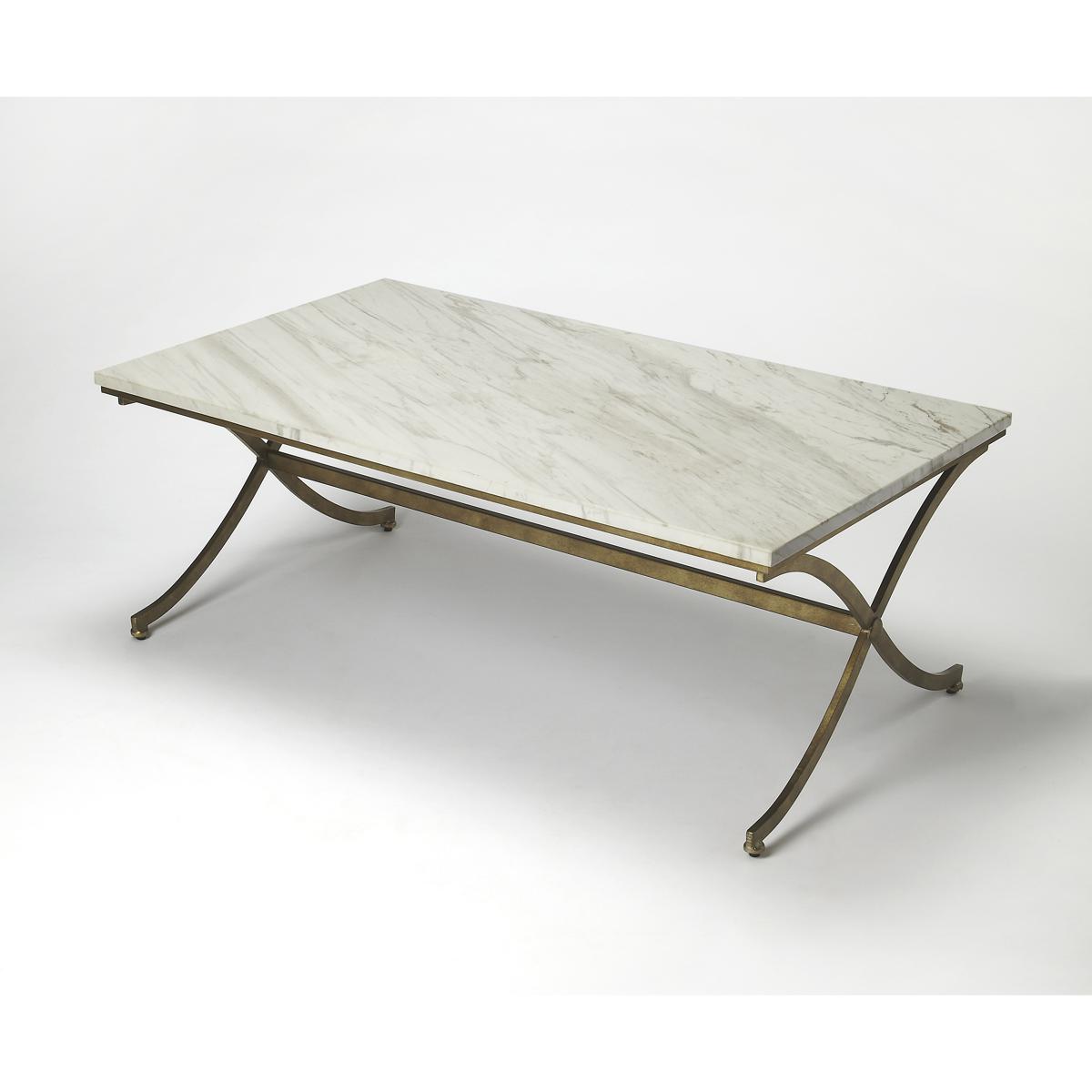 Pamina Travertine Coffee Table, 48 in.