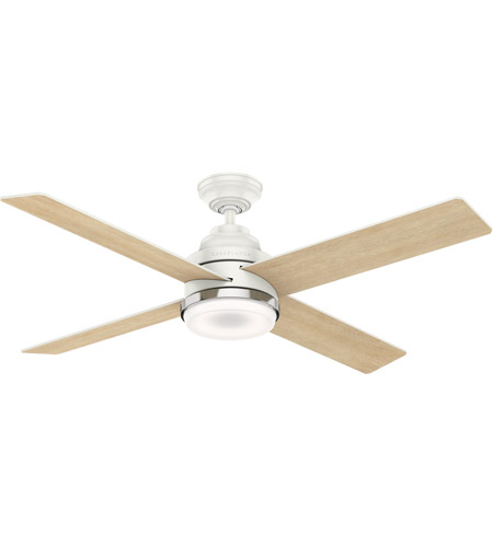 Casablanca 59413 Daphne 54 Inch Fresh White With Reversible Rustic Oak Fresh White Blades Ceiling Fan