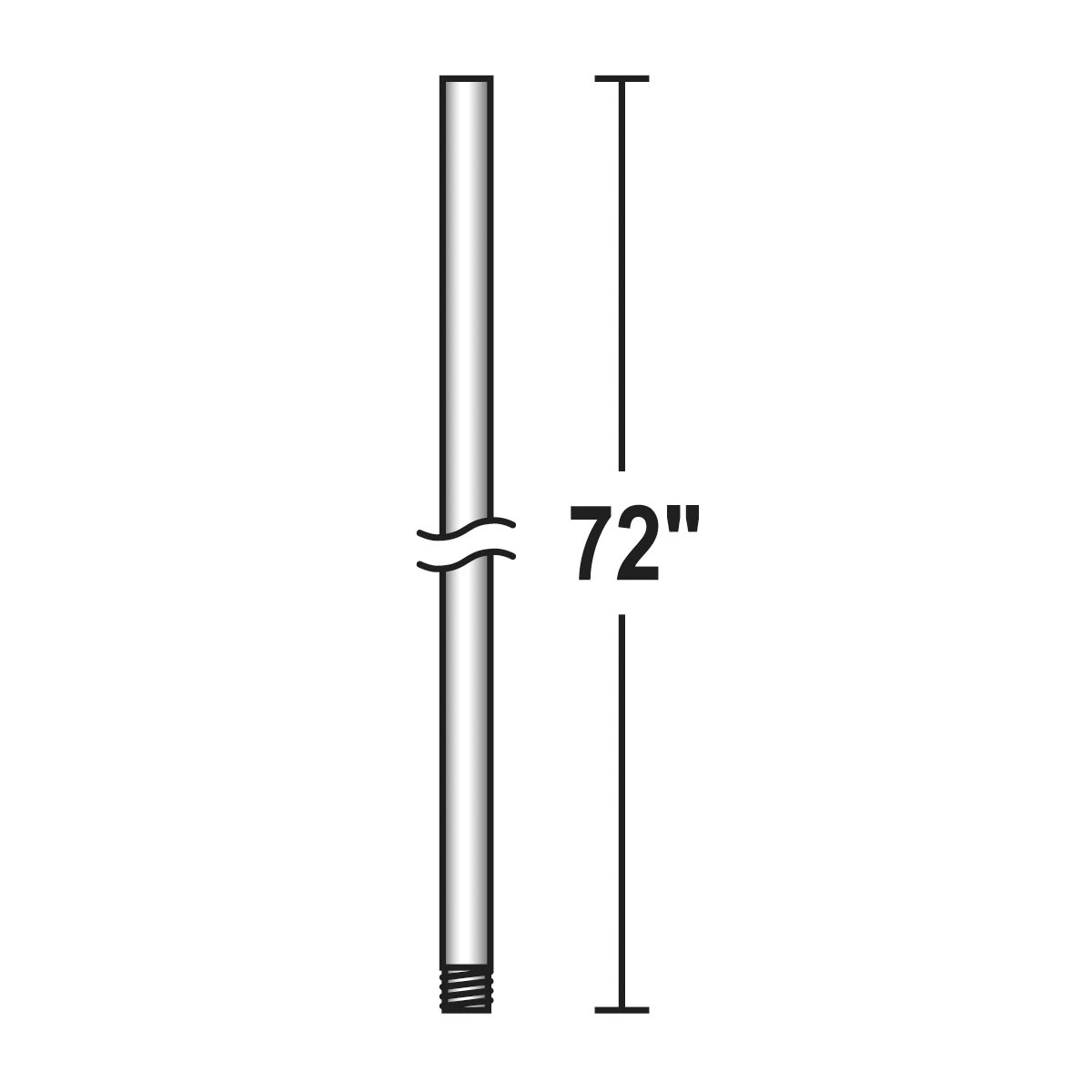 Casablanca 26047 Fan Accessory New Bronze Fan Downrod
