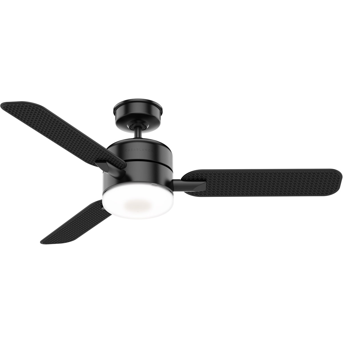Casablanca 59428 Paume 54 inch Matte Black with Matte Black, Matte Black Blades Ceiling Fan