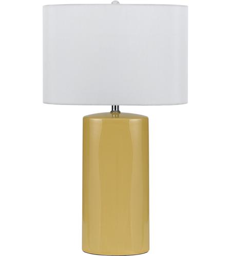 Cal Lighting BO-2581TB/2-YW Minorca 27 inch 150 watt Yellow Table Lamp Portable Light photo