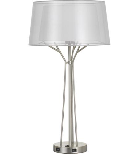 brushed metal table lamps