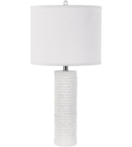 Cal Lighting BO-2812TB Granite 26 inch 150 watt Snowy White Table Lamp Portable Light