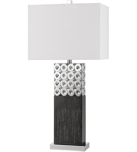 Cal Lighting BO-2813TB Jesi 30 inch 150 watt Brushed Steel Table Lamp Portable Light