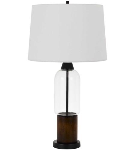 Cal Lighting BO-2862TB Bron 30 inch 150 watt Pine Wood Table Lamp Portable Light