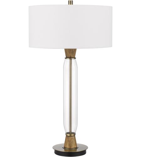 Cal Lighting BO-3004TB Towson 30 inch 150.00 watt Clear/Light Oak Table Lamp Portable Light