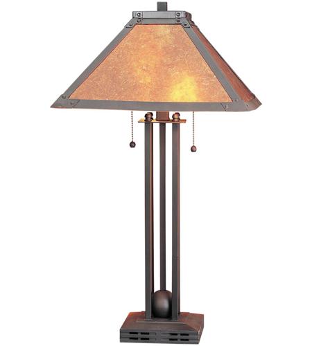 60 Watt Rust Table Lamp Portable Light, Amber Mica Table Lamp Mission And Vision