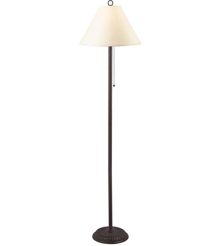 Cal Lighting BO-904FL-OW Candlestick 57 inch 100 watt Black and Rust Floor Lamp Portable Light