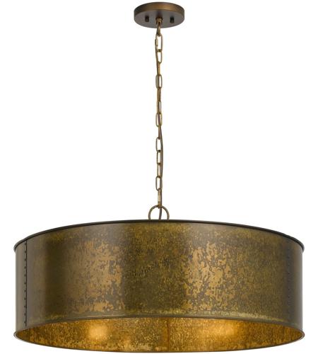 Cal Lighting FX-3637-5 Rochefort 5 Light 30 inch Distress Gold Chandelier Ceiling Light