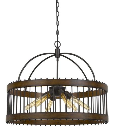Cal Lighting FX-3700-6L Cantania 6 Light 29 inch Painted Metal Pendant Ceiling Light