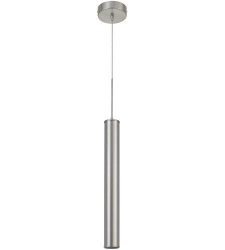 Cal Lighting Up 1116 Melini 1 Light 2 Inch Brushed Steel Mini Pendant Ceiling Light Tubular