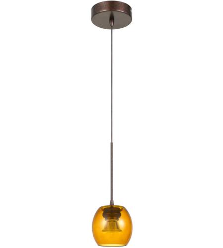 Cal Lighting UP-1121 Ithaca LED 5 inch Rust Pendant Ceiling Light