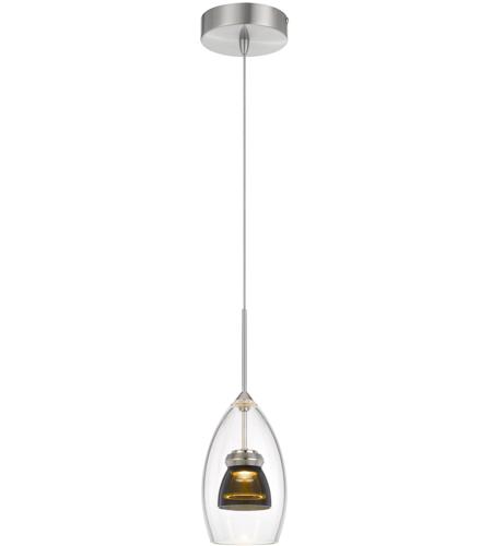 Cal Lighting UP-128-CL-SMOCL Double Glass LED 4 inch Smoked Mini Pendant Ceiling Light photo