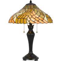 Cal Lighting BO-2643TB Tiffany 24 inch 60 watt Dark Bronze Table Lamp Portable Light thumb