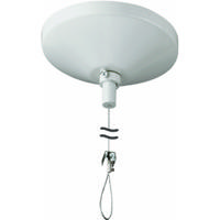Cal Lighting HT-304-WH Cal Track White Track Slope Ceiling Adapter Ceiling Light thumb