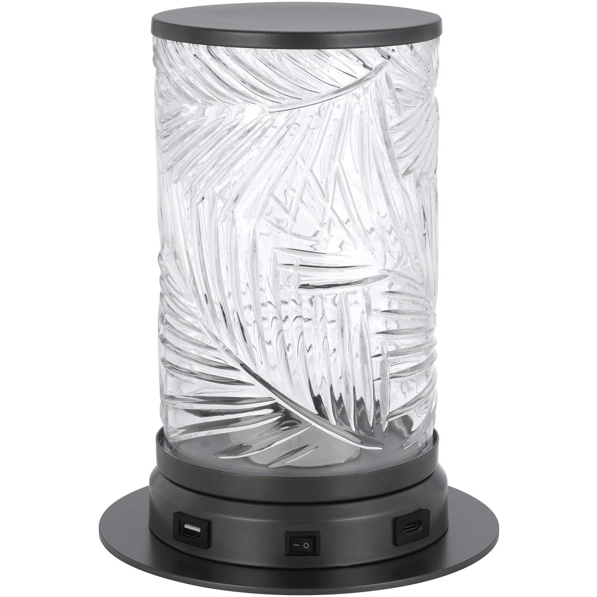 Cal Lighting BO-3162NL Carrington 9.25 inch 2.00 watt Charcoal Grey Accent Lamp Portable Light