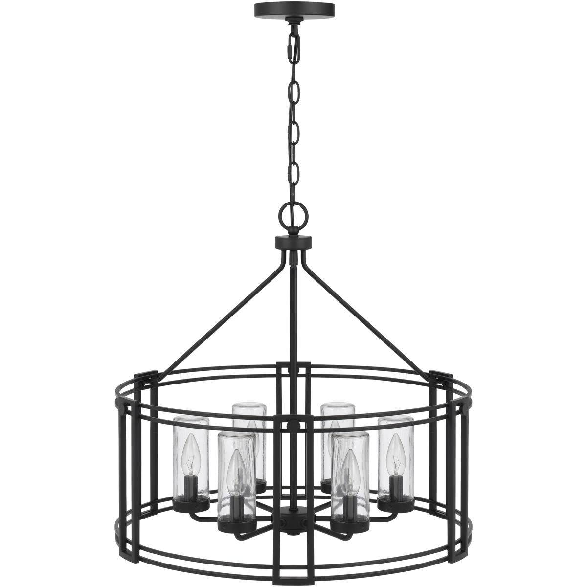 Cal Lighting FX-3777-6 Luton 6 Light 23.62 inch Iron Chandelier Ceiling Light