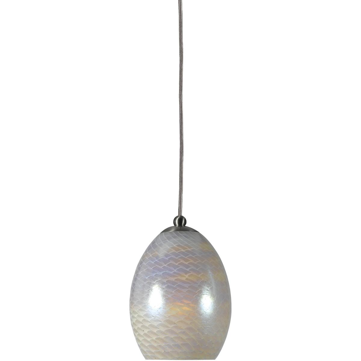 Cal Lighting UP9926BS Signature 1 Light 6 inch Brushed Steel Pendant Set Ceiling Light