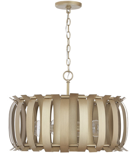 Aged Brass Painted Pendant Ceiling Light