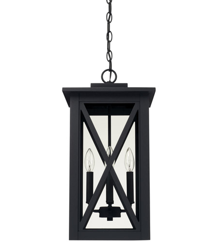 Capital Lighting 926642bk Avondale 4 Light 11 Inch Black Outdoor Hanging Lantern