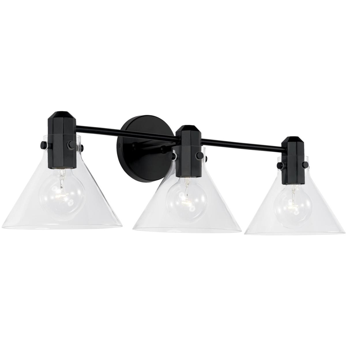 Capital Lighting Fixture Company Greer 28 Inch 3 Light Bath Vanity Light Greer - 145831MB-528 - Modern Contemporary