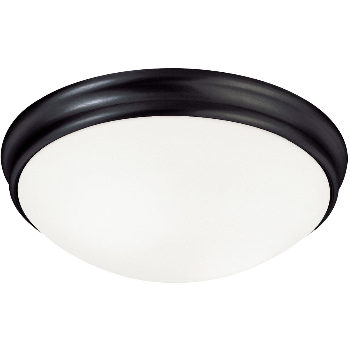 Lighting New York 2032MB Capital Lighting Hansen 2 Light 12.5 inch Matte Black Flush Mount Ceiling Light 2032MB - Open Box