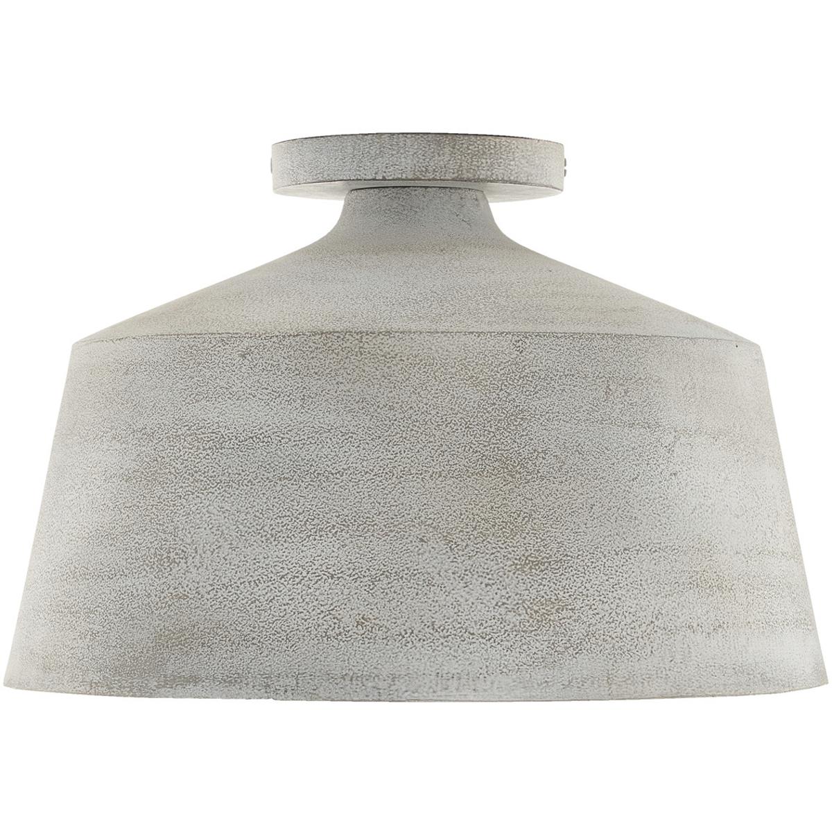 Lighting New York 235311SC Capital Lighting Quarry 1 Light 14 inch Stucco Semi-Flush Ceiling Light 235311SC - Open Box