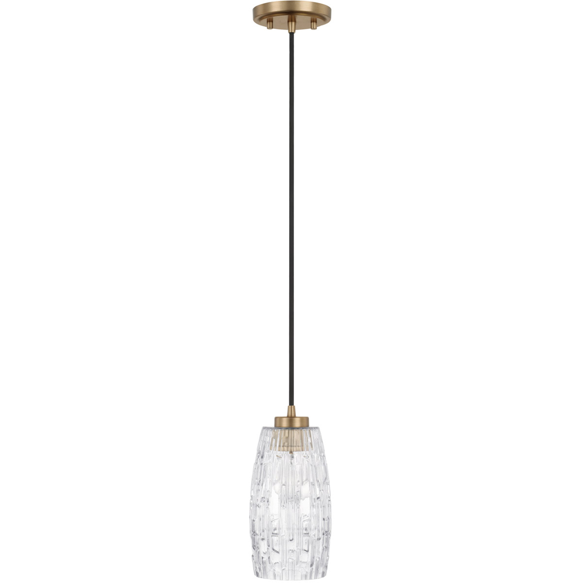 Lighting New York 328611AD-450 Capital Lighting Casper 1 Light 5.25 inch Aged Brass Pendant Ceiling Light 328611AD-450 - Open Box