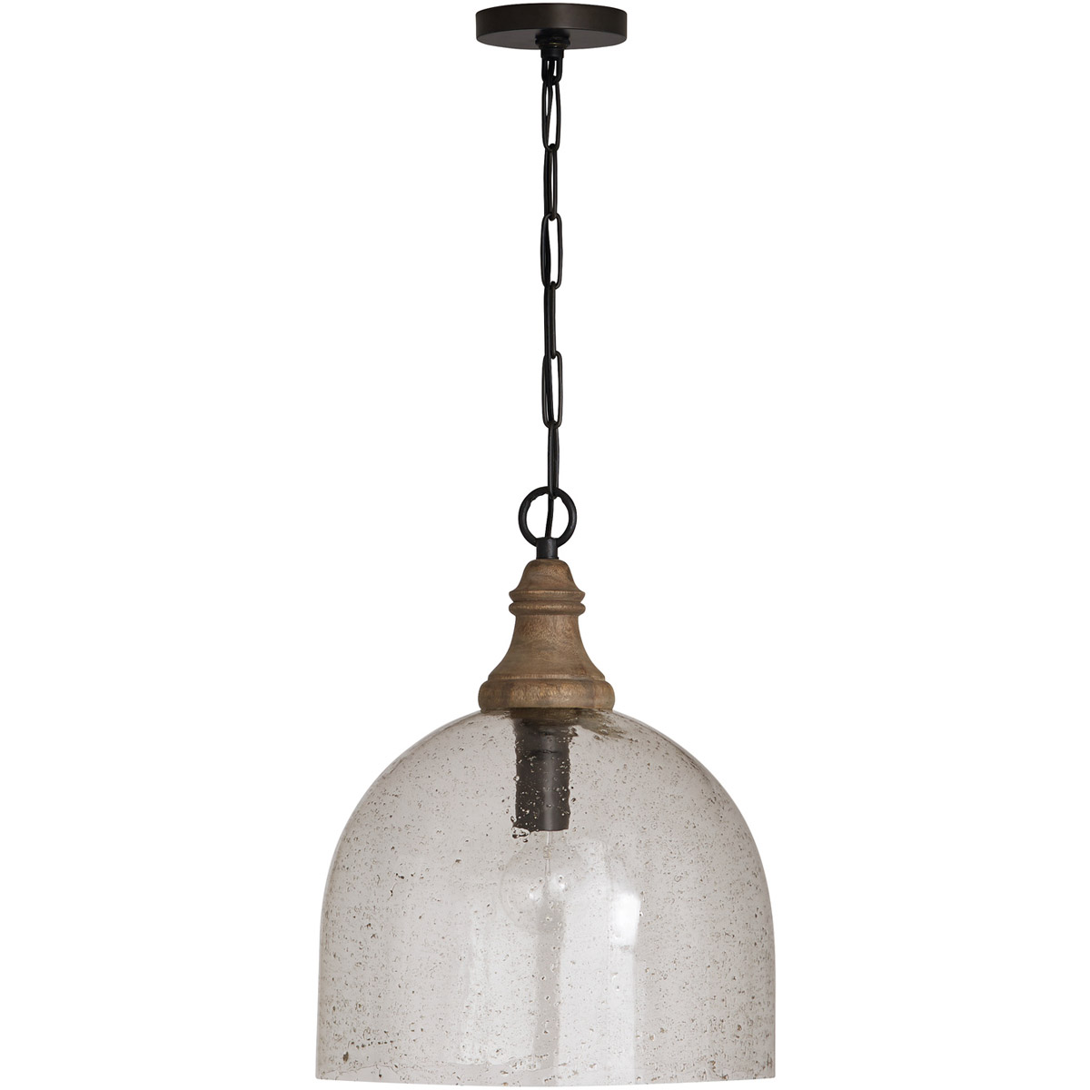 Lighting New York 336011YP-484 Capital Lighting Elijah 1 Light 15 inch Grey Wash and Pewter Pendant