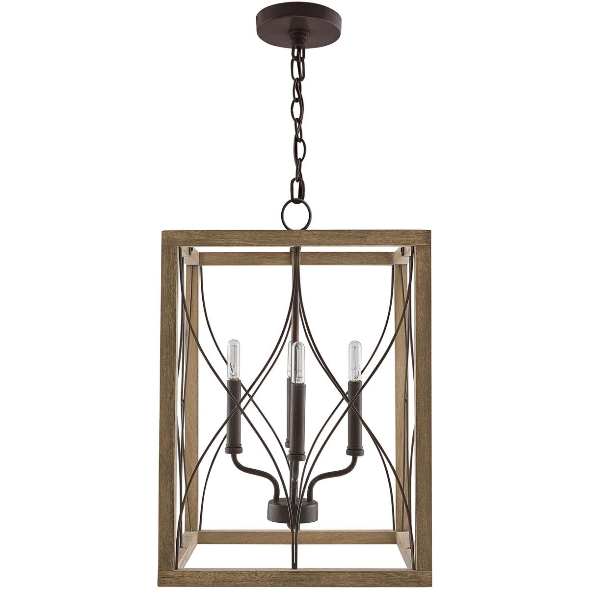 Capital Lighting 529141NG Tybee 4 Light 15 inch Nordic Grey Foyer Ceiling Light