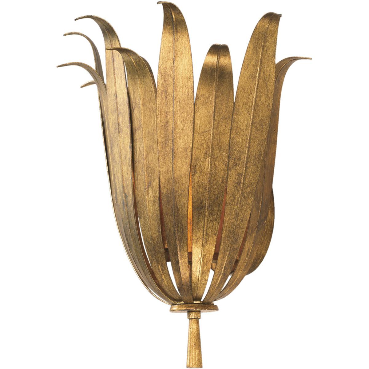 Capital Lighting 649511AG Eden 1 Light 13 inch Antique Gold Sconce Wall Light
