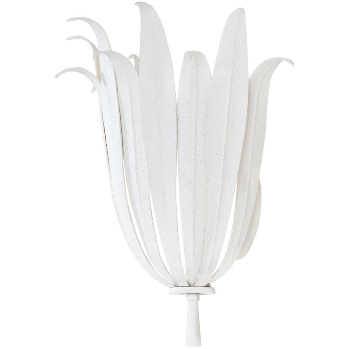 Capital Lighting 649511XW Eden 1 Light 13 inch Textured White Sconce Wall Light