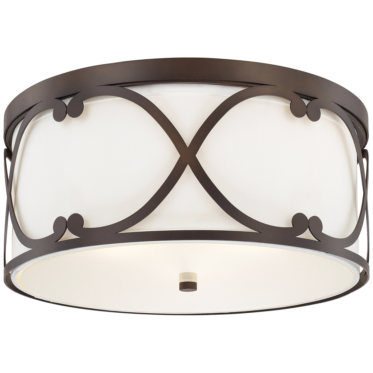 Capital Lighting Fixtures 8073BB Alexander Flush Mount Burnished Bronze