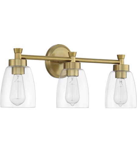 satin brass vanity light