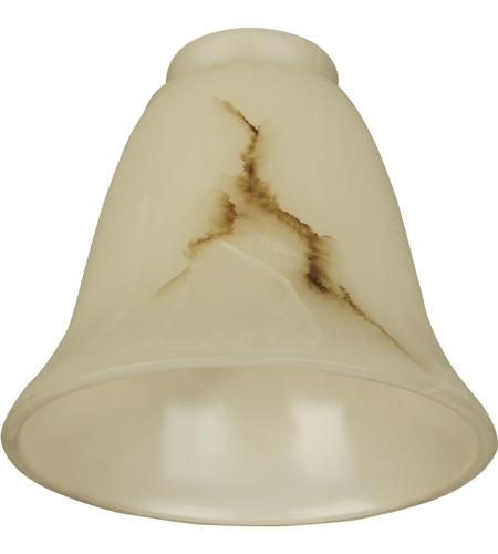 Craftmade 163 Signature Brown Swirl Alabaster Fan Glass, Bell