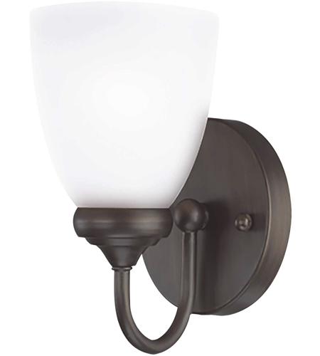 Craftmade 26101-BZ-WG Spencer 1 Light 5 inch Bronze Wall Sconce Wall Light in White Frosted Glass