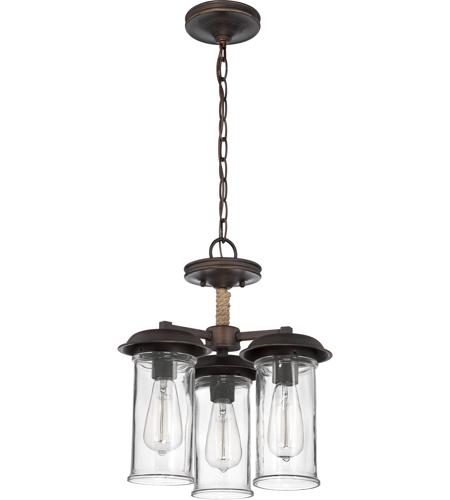 Craftmade 36153-ABZ Thornton 3 Light 16 inch Aged Bronze Brushed Convertible Semi Flush Ceiling Light, Convertible to Pendant