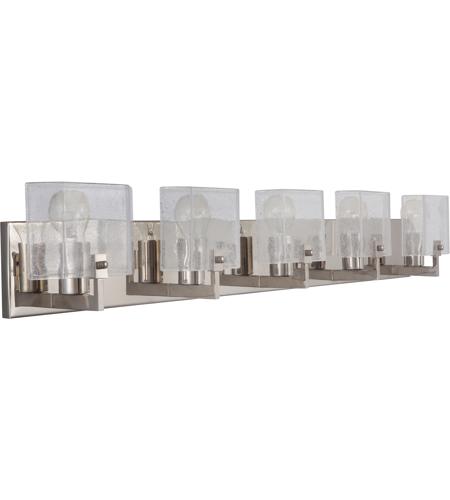 Craftmade 47605-PLN Trouvaille 5 Light 43 inch Polished Nickel Vanity Light Wall Light