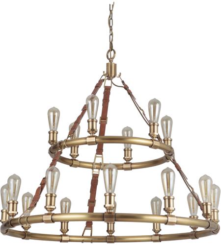 Craftmade 48118 Vb Gallery Huxley 18 Light 44 Inch Vintage Brass Chandelier Ceiling Light Gallery Collection