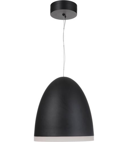 Craftmade 51190-FB-HUE Studio LED 16 inch Flat Black Dome Pendant Ceiling Light
