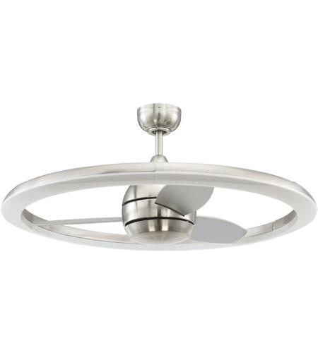 Craftmade Ani36bnk3 Anillo 36 Inch Brushed Polished Nickel With Brushed Nickel Blades Ceiling Fan