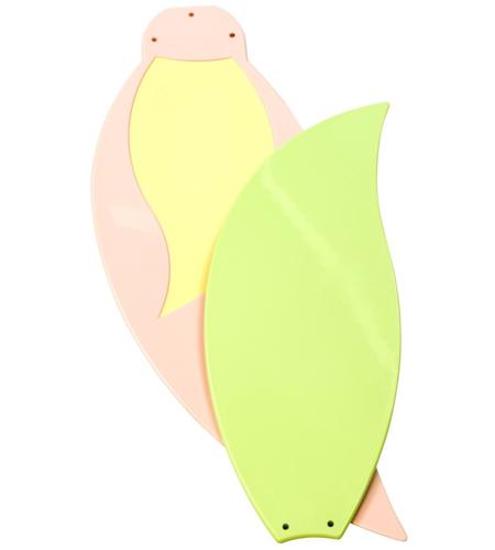 Craftmade Bbl52 Grn Bloom Pink Yellow And Green 28 Inch Set Of 10 Fan Blades In Pink And Green