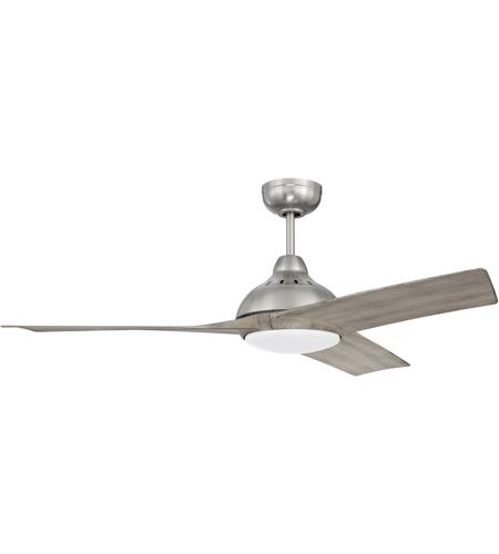 Craftmade Bek54bnk3 Beckham 54 Inch Brushed Polished Nickel With Driftwood Blades Ceiling Fan - Craftmade Ceiling Fan Light Switch Replacement