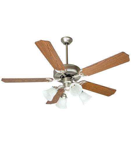 Craftmade F400L-BN Universal 4 Light Incandescent Brushed Satin Nickel Fan Light Fitter, Shades Sold Separately