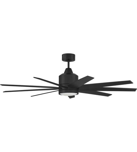 Craftmade Chp60fb9 Champion 60 Inch Flat Black With Blades Ceiling Fan - 60 Inch Black Ceiling Fan With Remote
