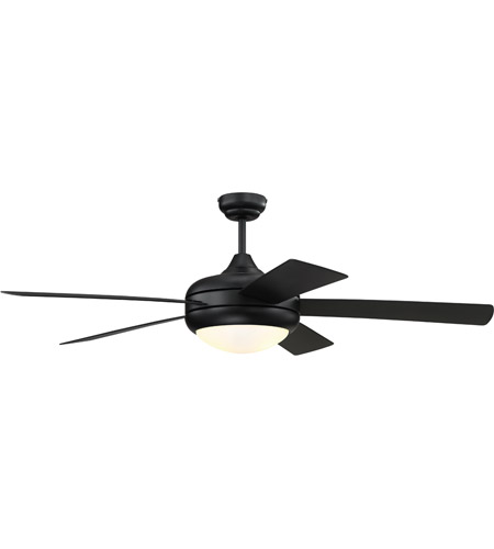 Craftmade Cro52fb5 Cronus 52 Inch Flat Black Ceiling Fan