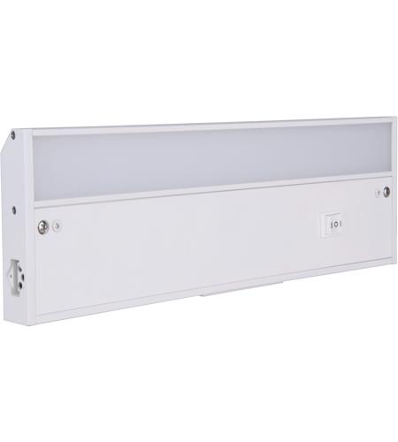 Craftmade CUC1012-W-LED Sleek 120 LED 12 inch White Under Cabinet Light Bar