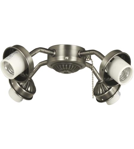 Craftmade EUB42AN Universal 4 Light Incandescent Antique Nickel Fan Light Fitter, Shades Sold Separately
